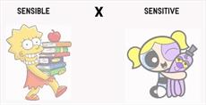 English Tips: Sensible x Sensitive